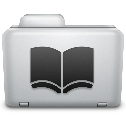 Noir Library Folder Icon 512x512 png